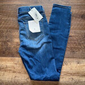 Cello Jeans Mid Rise Pull On Skinny Rolled Hem Size Small NWT!